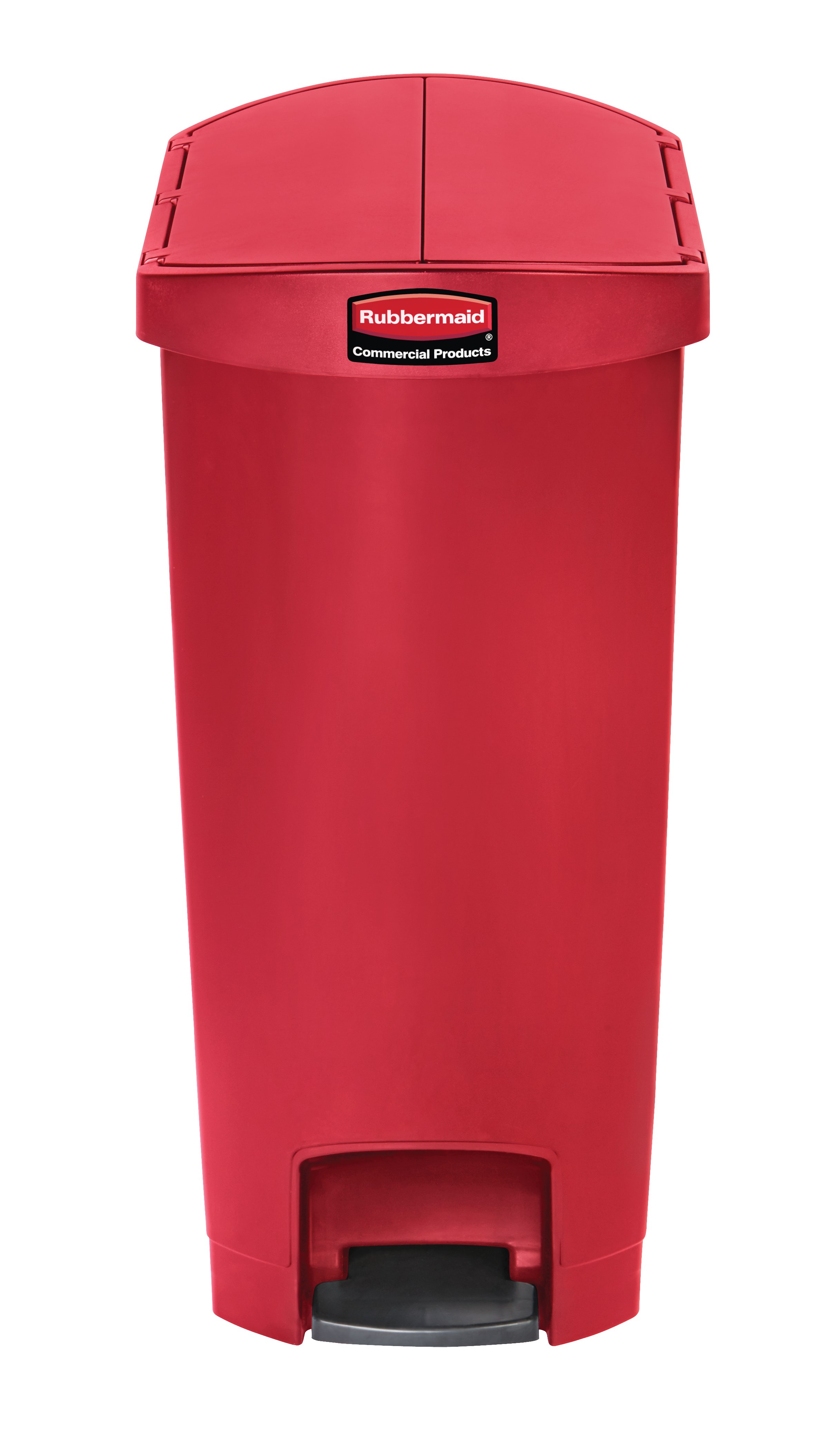 The Rubbermaid Commercial Streamline®  Step-On Container features a slim profile and small footprint to fit in tightest spaces. Streamline®  Step-On containers are constructed with premium-quality materials and meet the needs of any environment with efficiency, safety, and durability.
