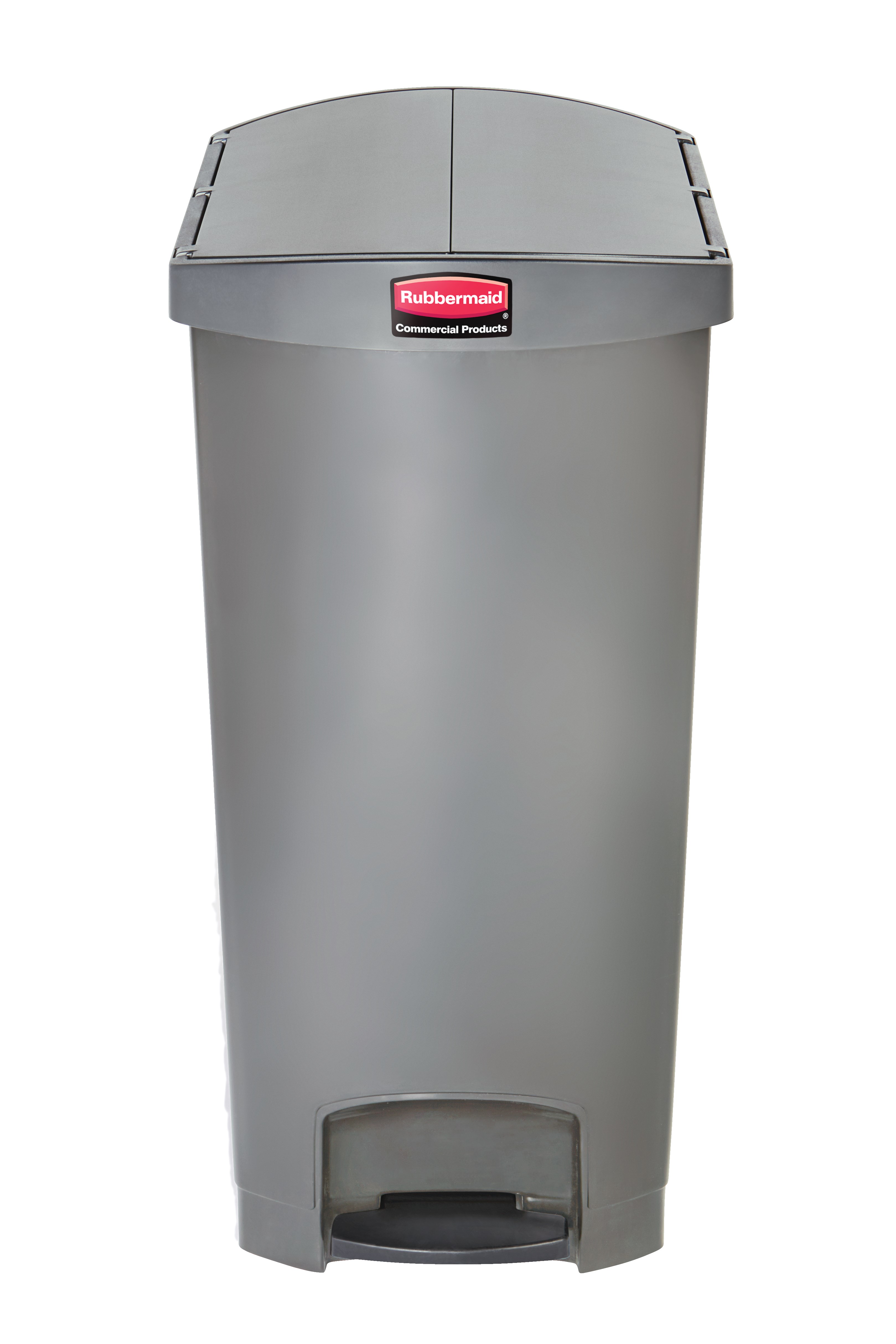 The Rubbermaid Commercial Streamline®  Step-On Container features a slim profile and small footprint to fit in tightest spaces. Streamline®  Step-On containers are constructed with premium-quality materials and meet the needs of any environment with efficiency, safety, and durability.