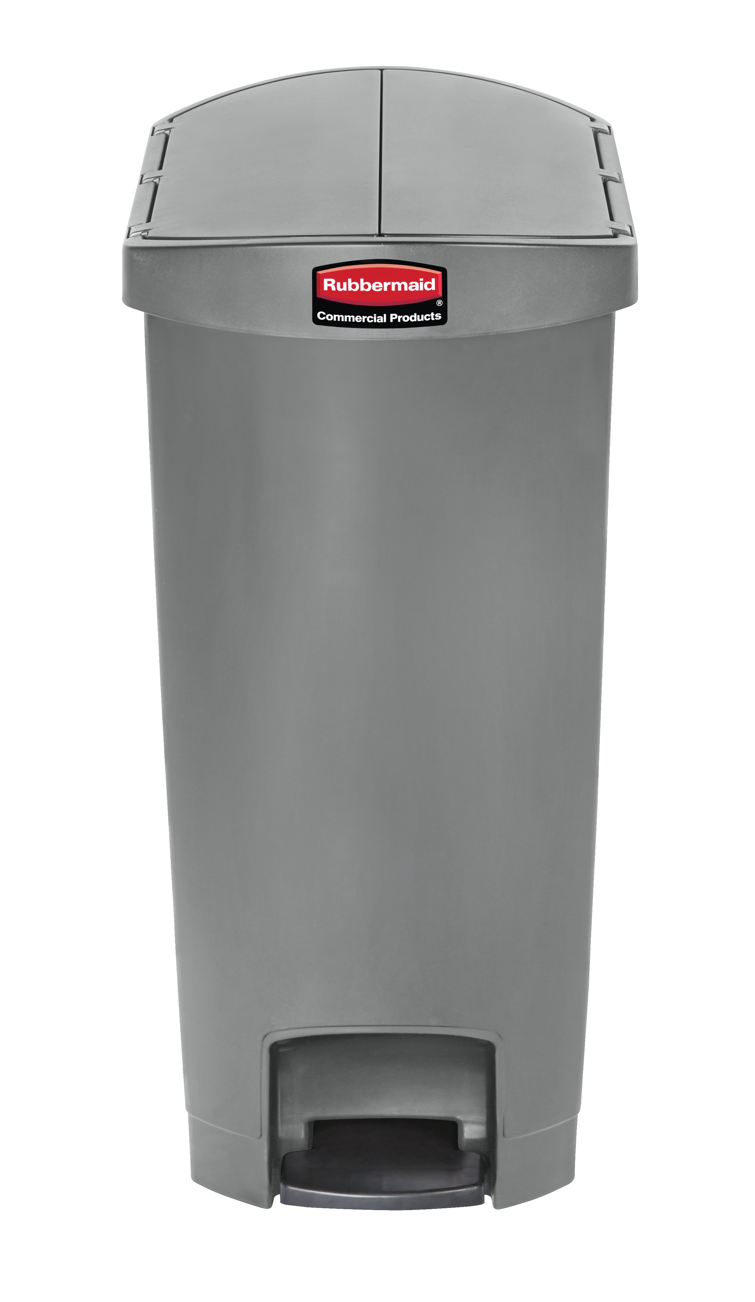 The Rubbermaid Commercial Streamline®  Step-On Container features a slim profile and small footprint to fit in tightest spaces. Streamline®  Step-On containers are constructed with premium-quality materials and meet the needs of any environment with efficiency, safety, and durability.