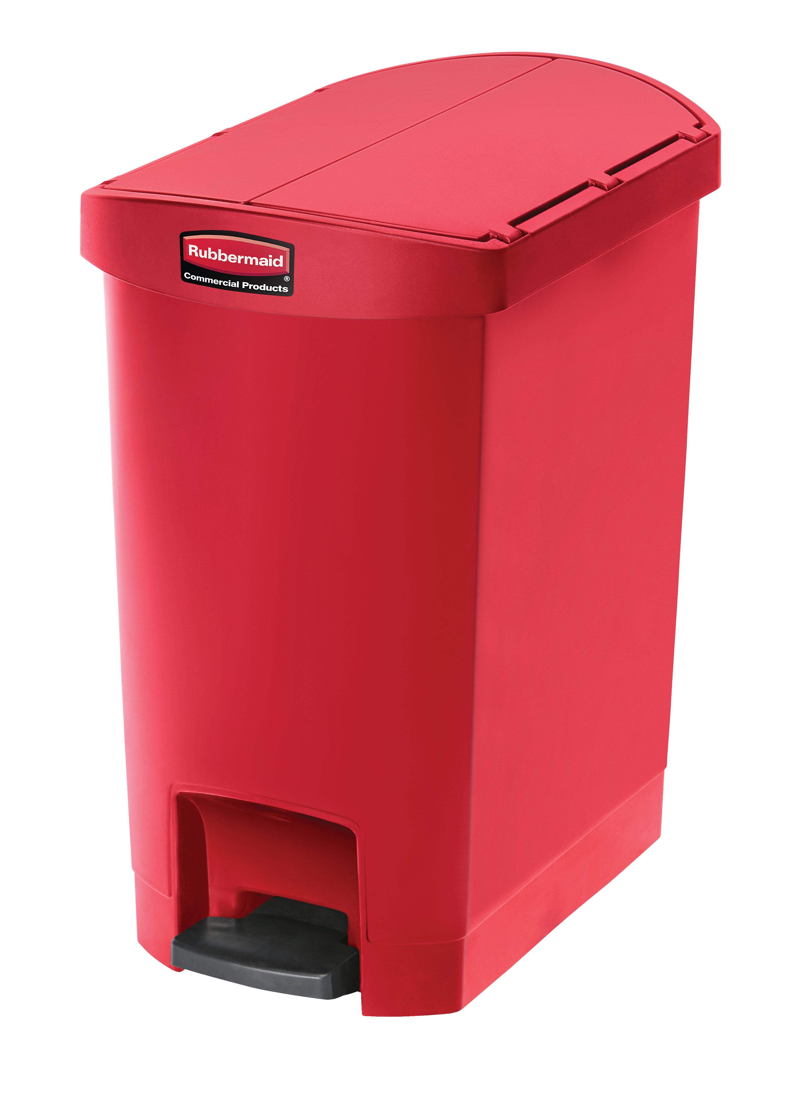 The Rubbermaid Commercial Slim Jim® Step-On Container features a slim profile and footprint to fit in tightest spaces. Slim Jim® Step-On containers are constructed with premium-quality materials and meet the needs of any environment with efficiency, safety, and durability.