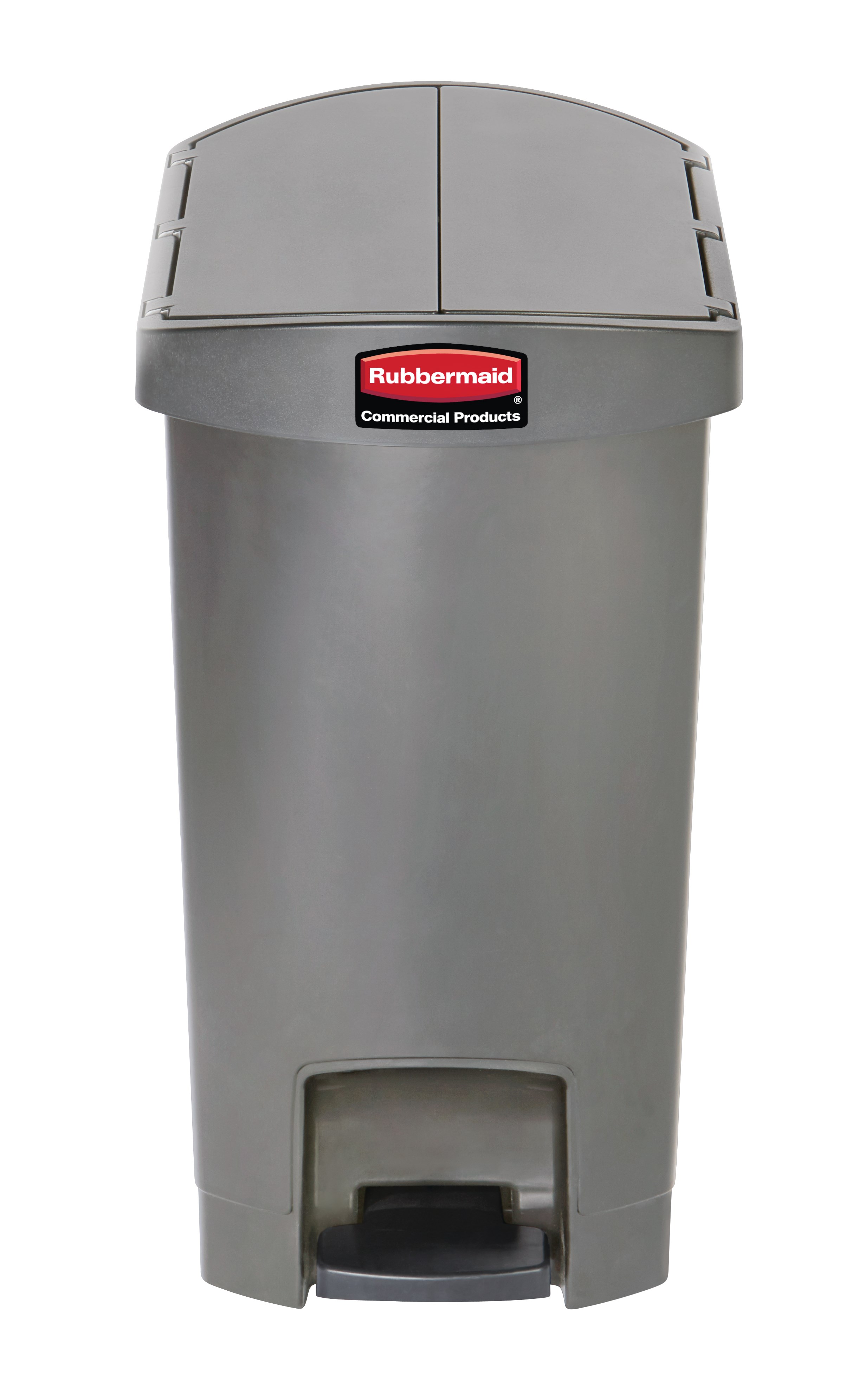 The Rubbermaid Commercial Streamline®  Step-On Container features a slim profile and small footprint to fit in tightest spaces. Streamline®  Step-On containers are constructed with premium-quality materials and meet the needs of any environment with efficiency, safety, and durability.