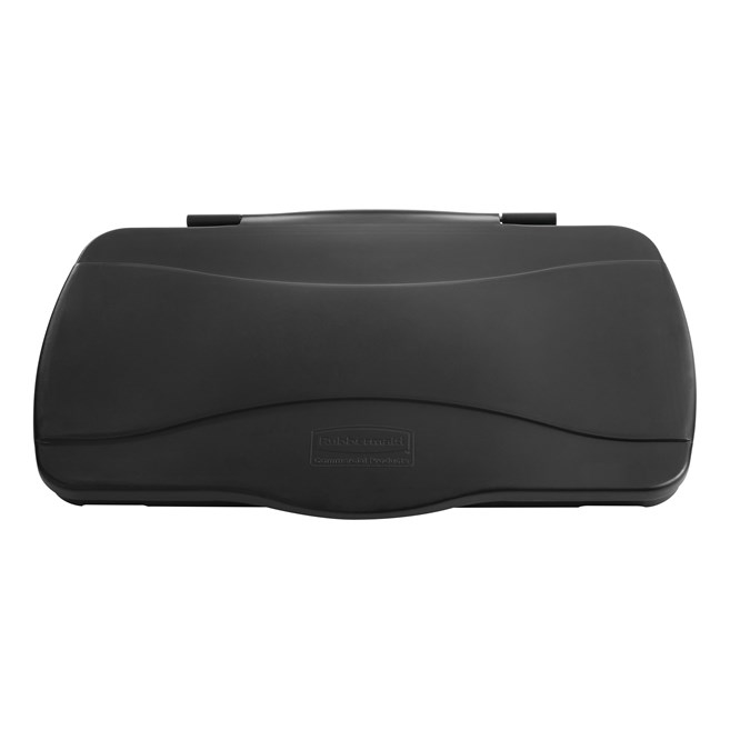 The Rubbermaid Commercial Executive Series Slim Jim® Hinged Lid promotes recycling and improves productivity.