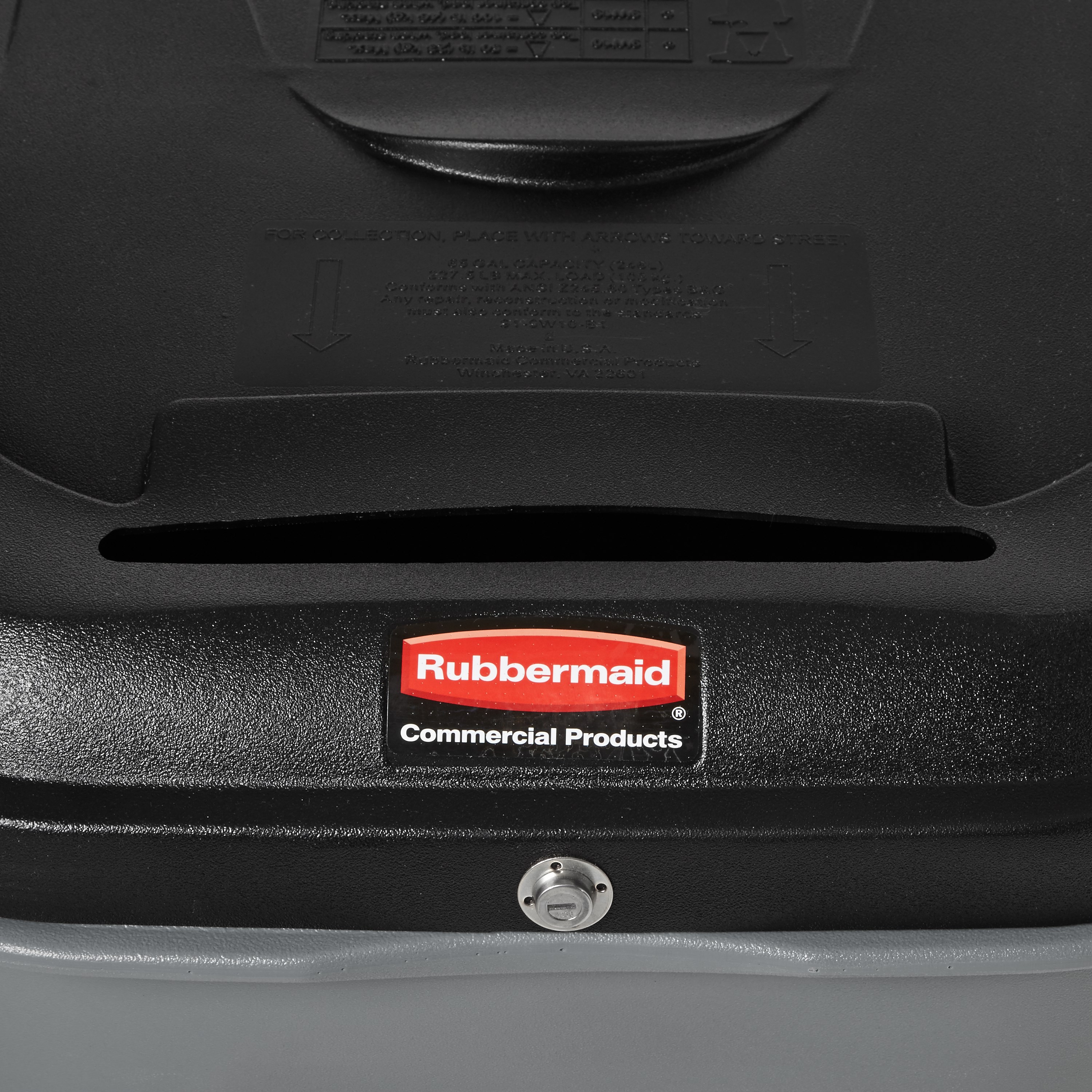 The Rubbermaid Commercial Rollout confidential waste containers offer a comprehensive secure document solution to help meet HIPAA needs.
