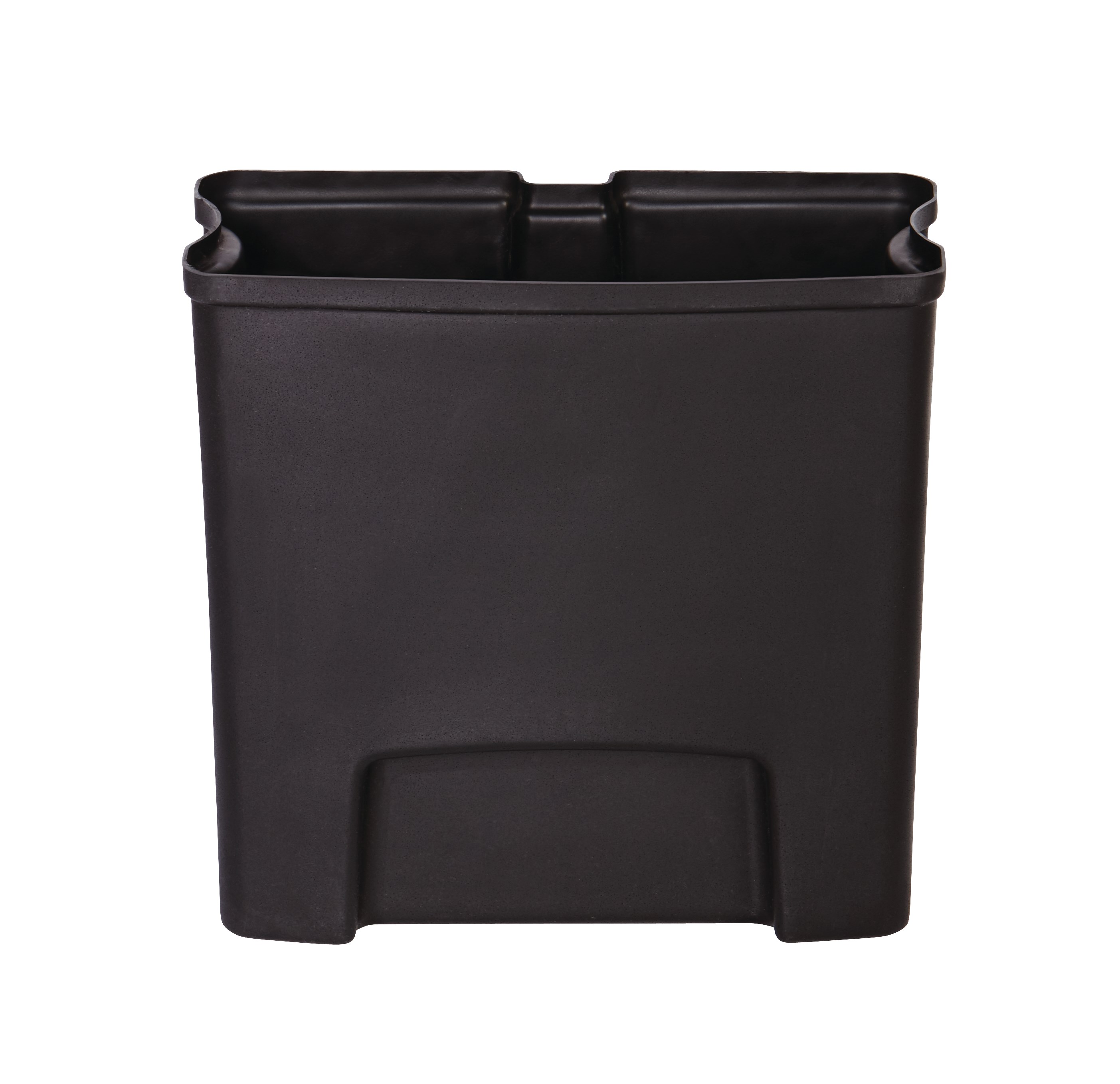 The Rubbermaid Commercial Streamline™ Front Step-On Liner helps maintain the life of the Rubbermaid Commercial Streamline™ Front Step-On Container (sold separately). Constructed of durable, puncture-resistant plastic, this liner features smooth contours for easy cleaning and a liner retainer band to secure liner bags.