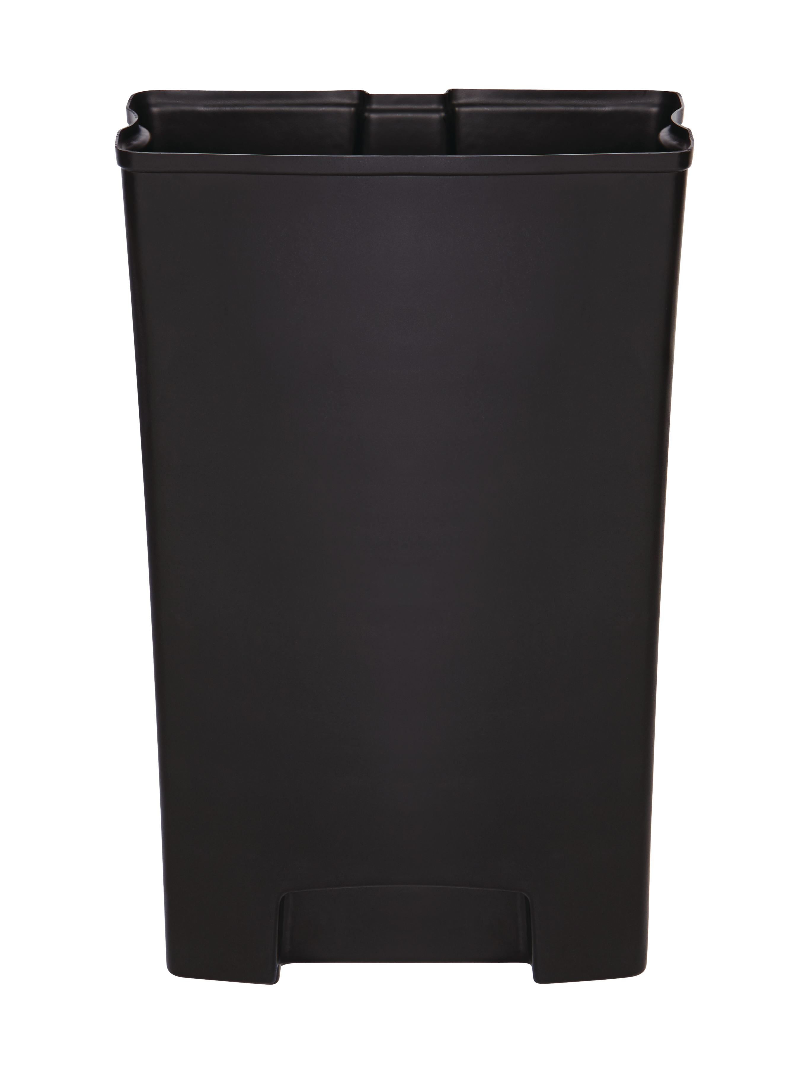 Le bac contribue à prolonger la durée de vie du collecteur à pédale Rubbermaid Slim Jim® version large (vendu séparément). En plastique non poreux résistant, ce bac est pourvu de contours lisses pour faciliter le nettoyage et de bandes de retenue qui maintiennent les sacs poubelle en place.
