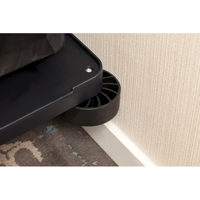 Impact-absorbing and non-marring Housekeeping Cart Bumper Kit from Rubbermaid Commercial is designed to reduce costly wall damage.