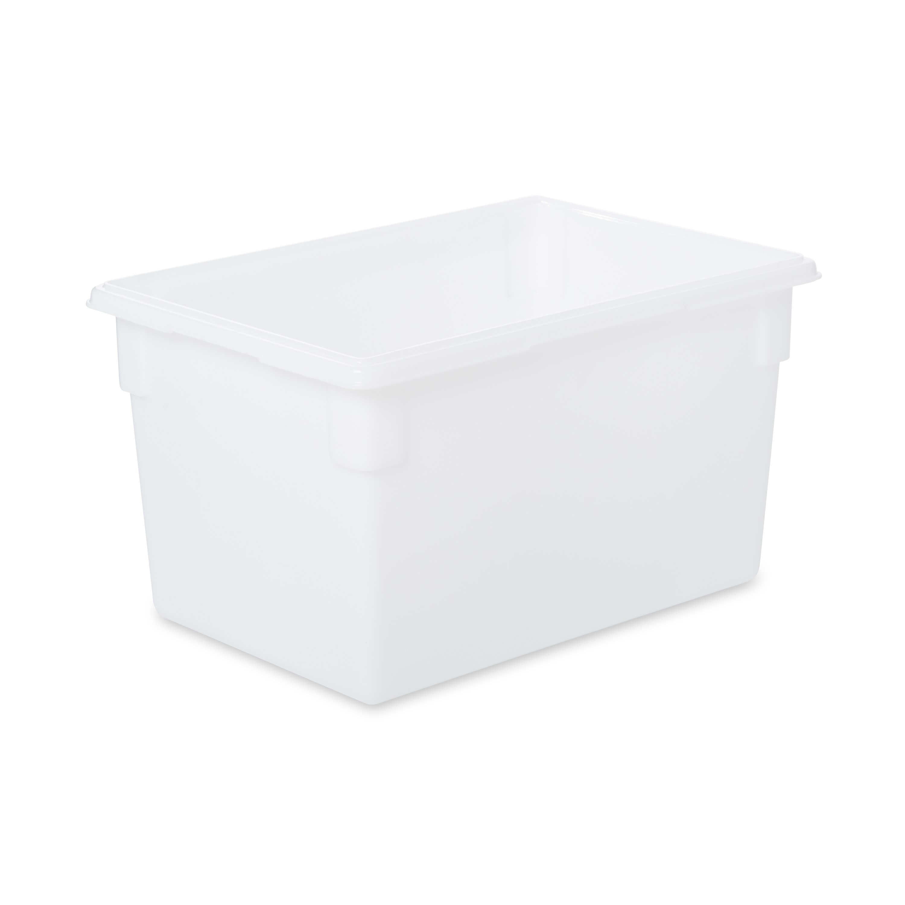 The Rubbermaid Commercial Food Storage Container reduces food spoilage costs with a durable polyethylene construction.