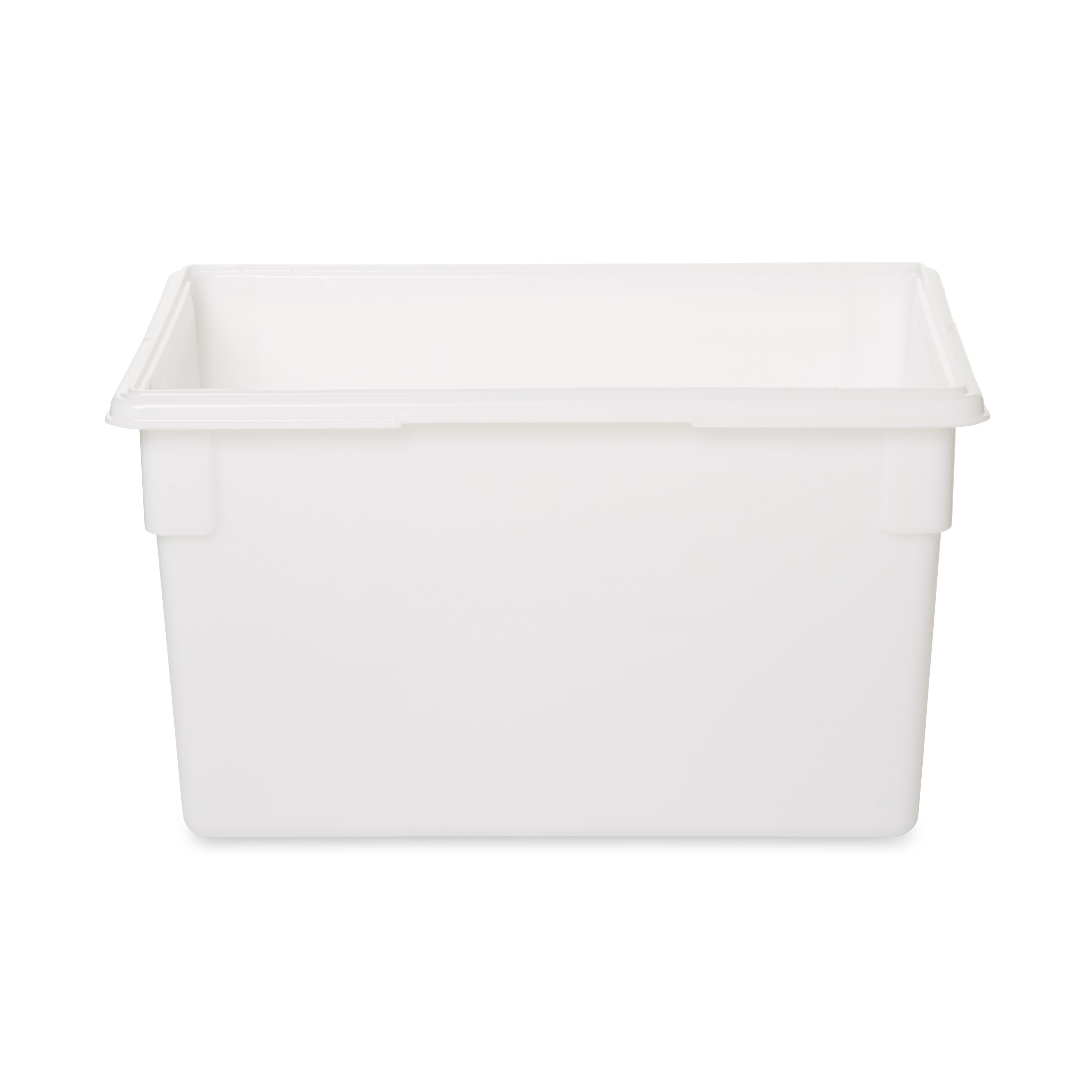The Rubbermaid Commercial Food Storage Container reduces food spoilage costs with a durable polyethylene construction.