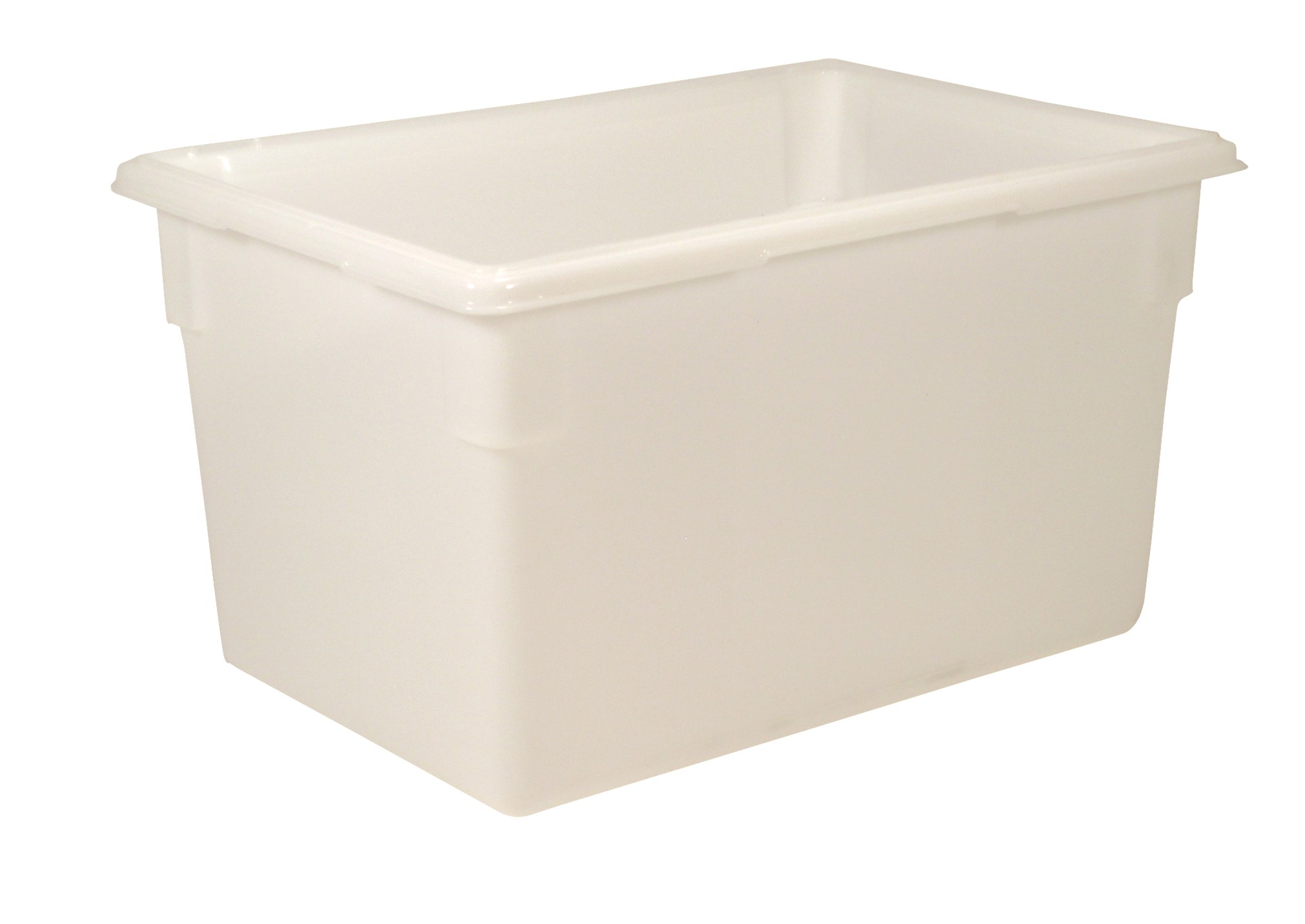 The Rubbermaid Commercial Food Storage Container reduces food spoilage costs with a durable polyethylene construction.