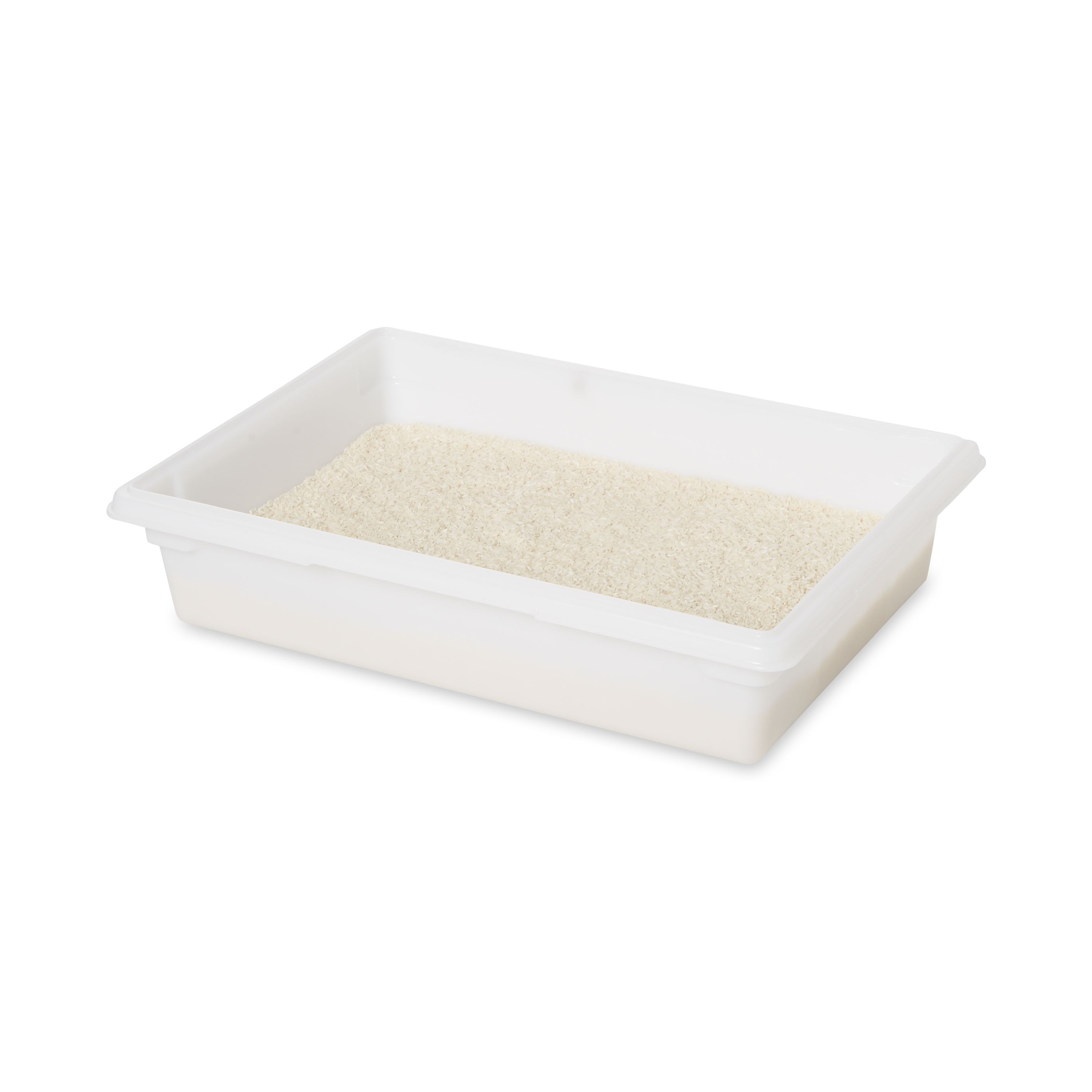The Rubbermaid Commercial Food Storage Tote Box reduces food spoilage costs.