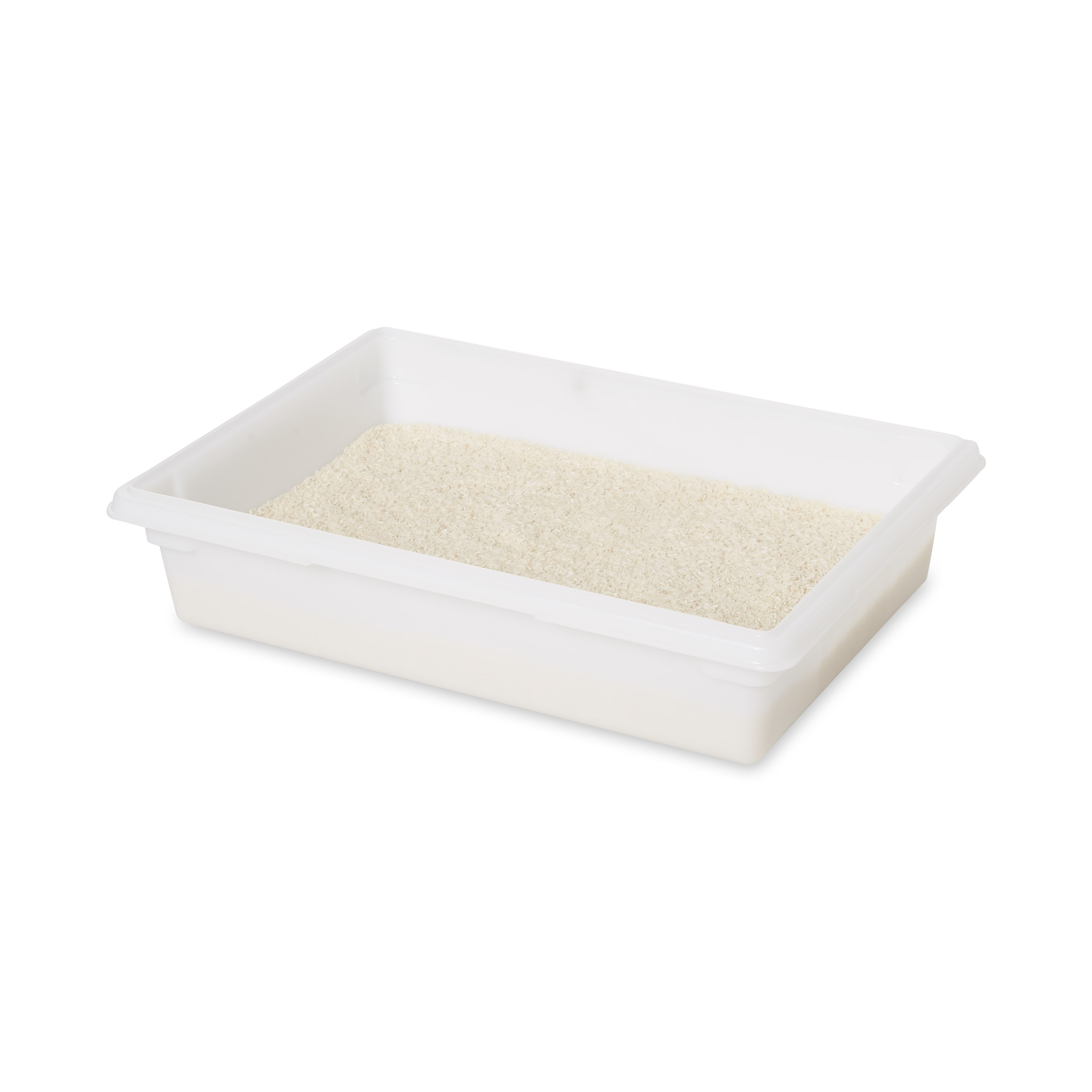 The Rubbermaid Commercial Food Storage Tote Box reduces food spoilage costs.