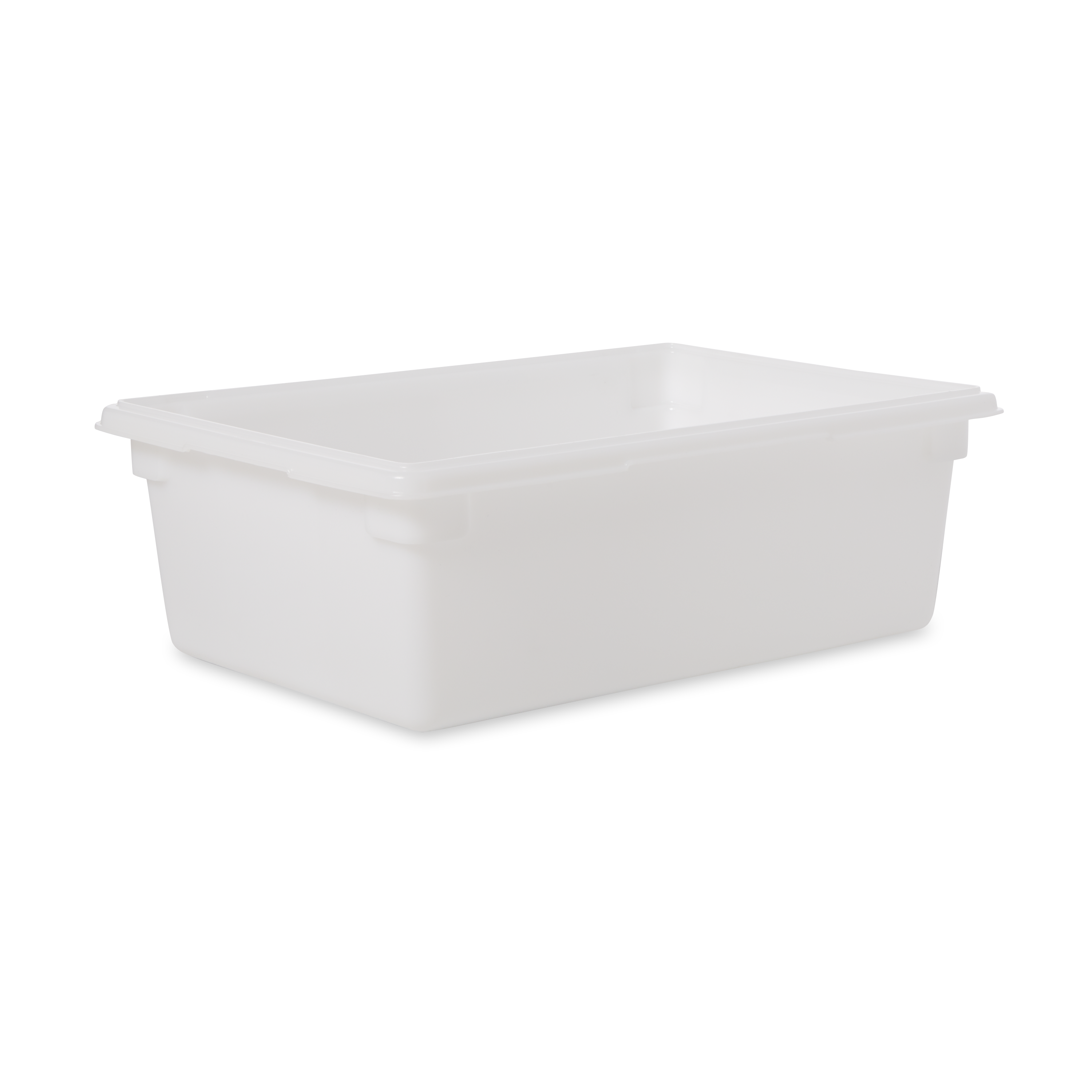The Rubbermaid Commercial Food Storage Tote/Box is a durable, versatile and sized to fit into existing racks and counters.