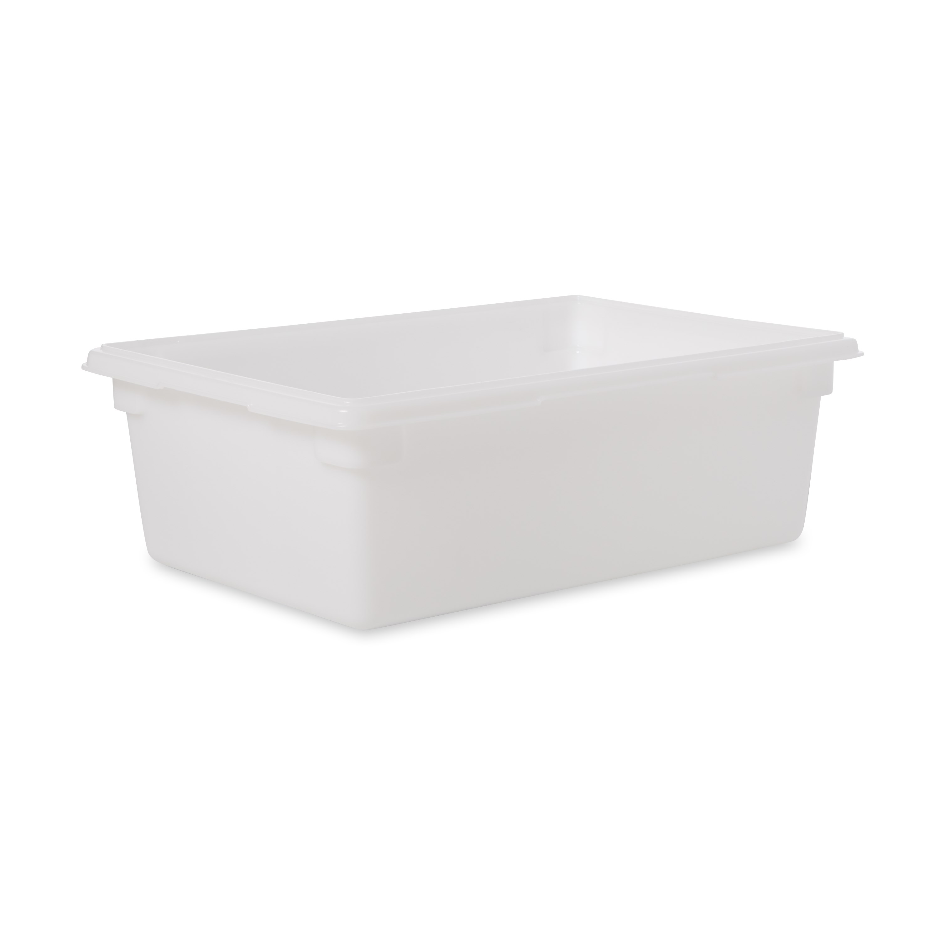 The Rubbermaid Commercial Food Storage Tote/Box is a durable, versatile and sized to fit into existing racks and counters.