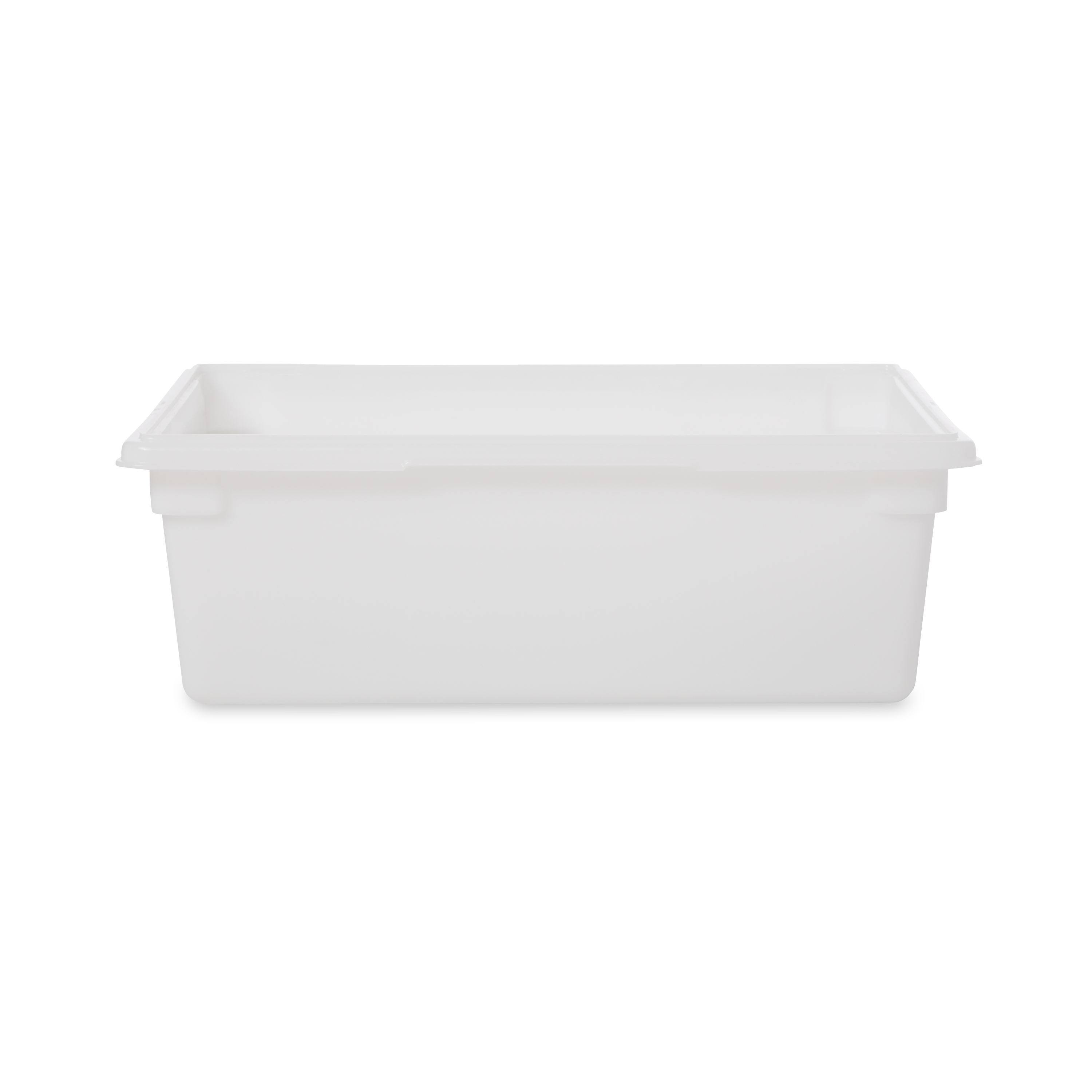 The Rubbermaid Commercial Food Storage Tote/Box is a durable, versatile and sized to fit into existing racks and counters.