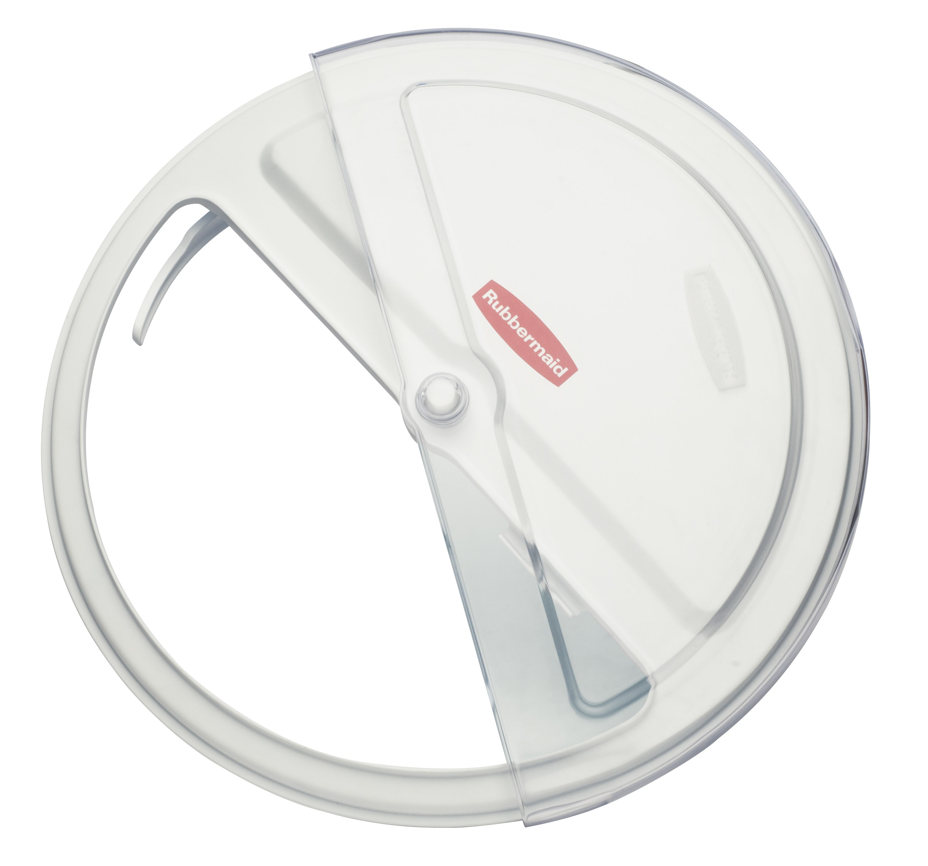 The Rubbermaid Commercial ProSave® sliding Lid and scoop for 20 gallon BRUTE® ingredient container