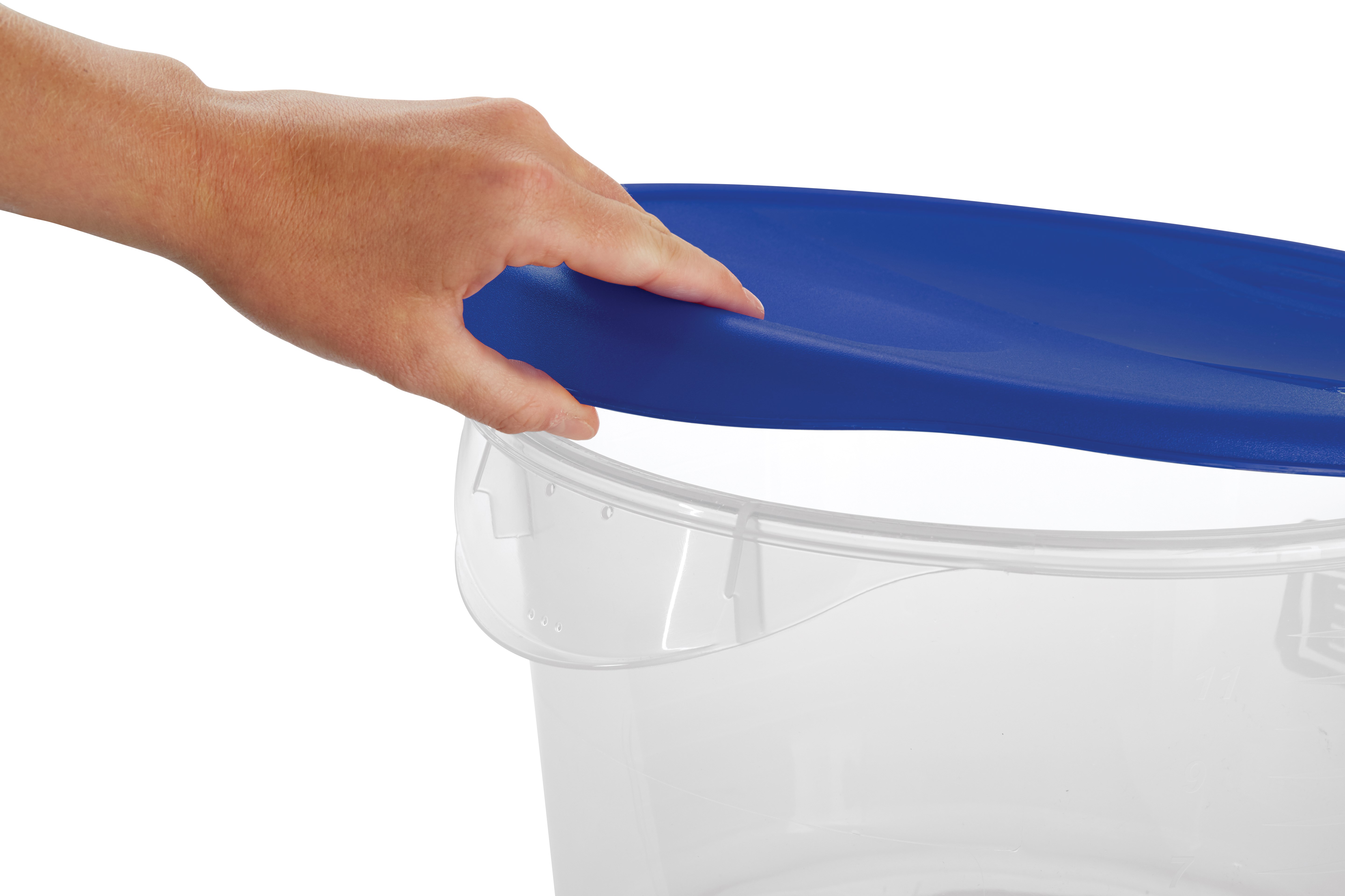 The Rubbermaid Commercial seven colors of storage and prep tools help to reduce cross-contamination in your kitchen