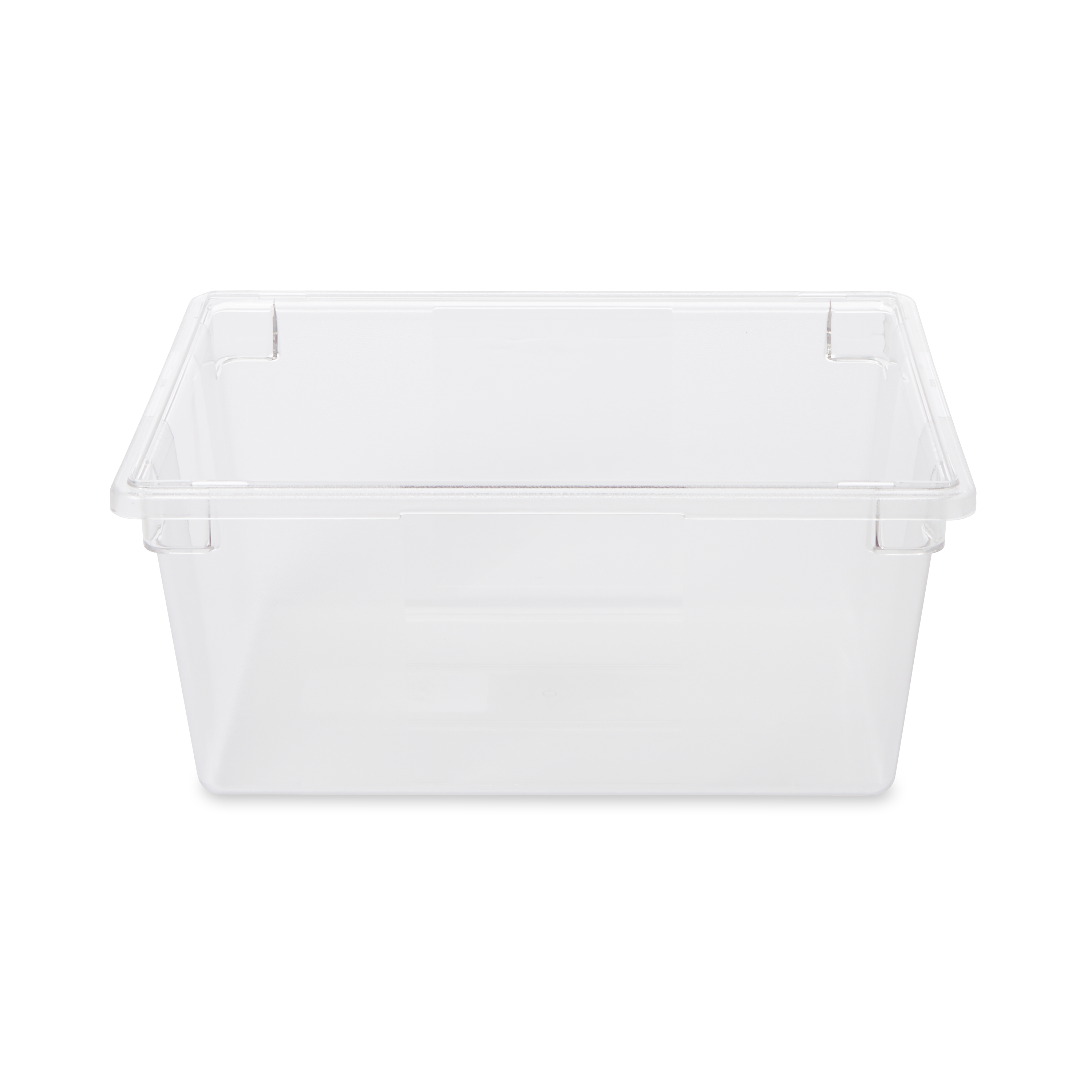 The Rubbermaid Commercial Food Storage Container can be used to store or serve food.