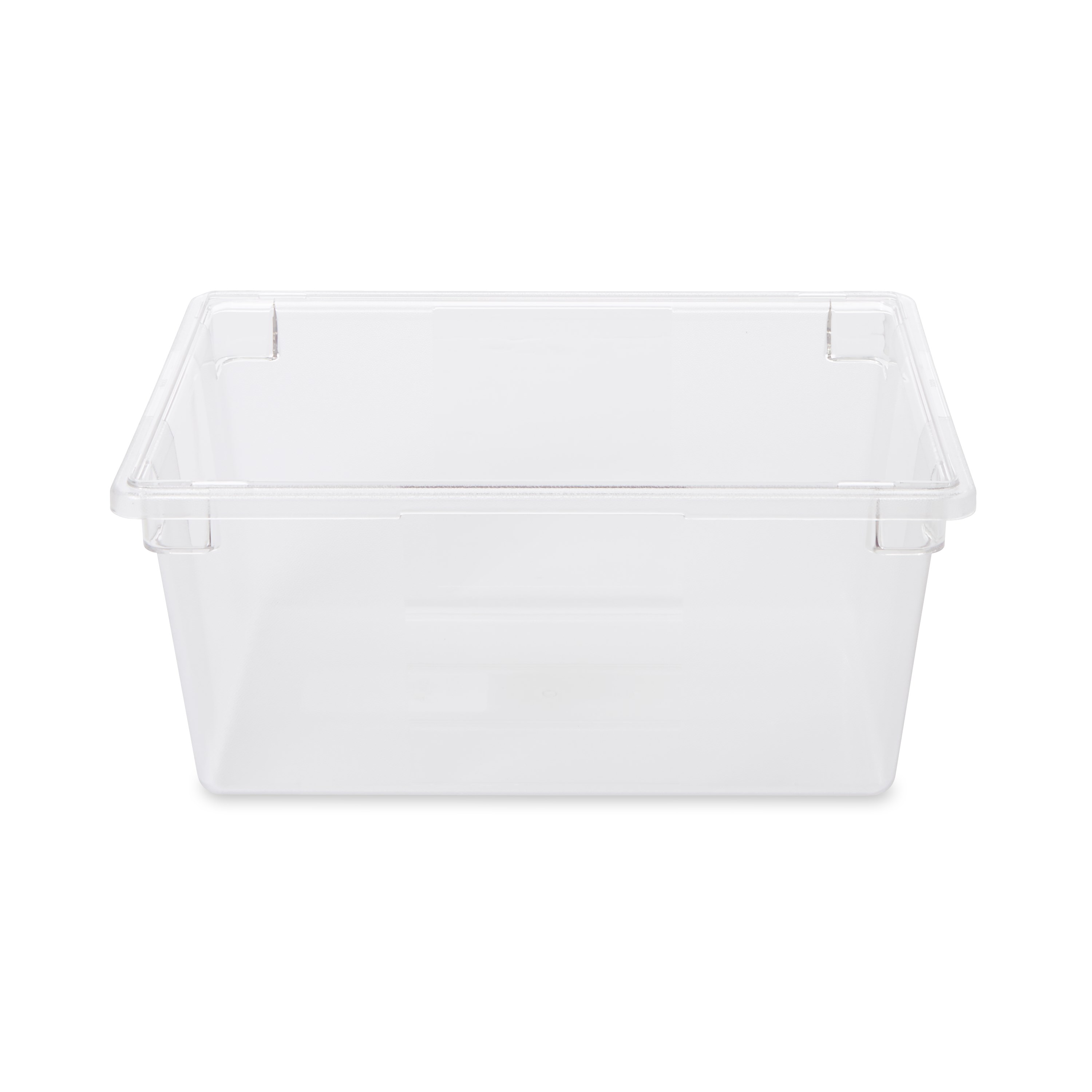 The Rubbermaid Commercial Food Storage Container can be used to store or serve food.