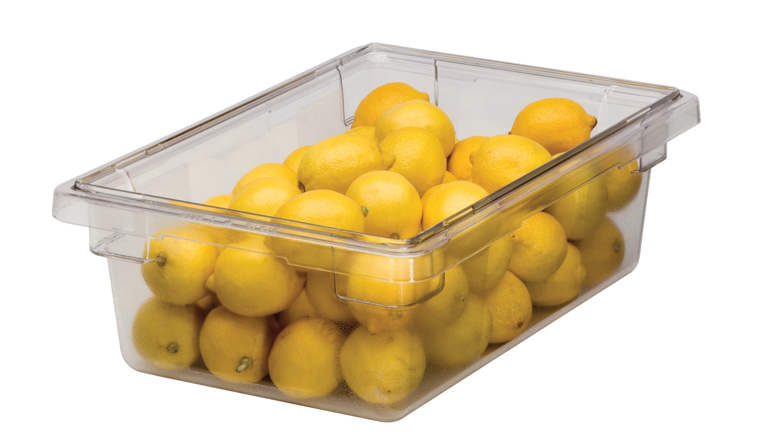 The Rubbermaid Commercial Food Storage Tote/Box is a durable, versatile and sized to fit into existing racks and counters.