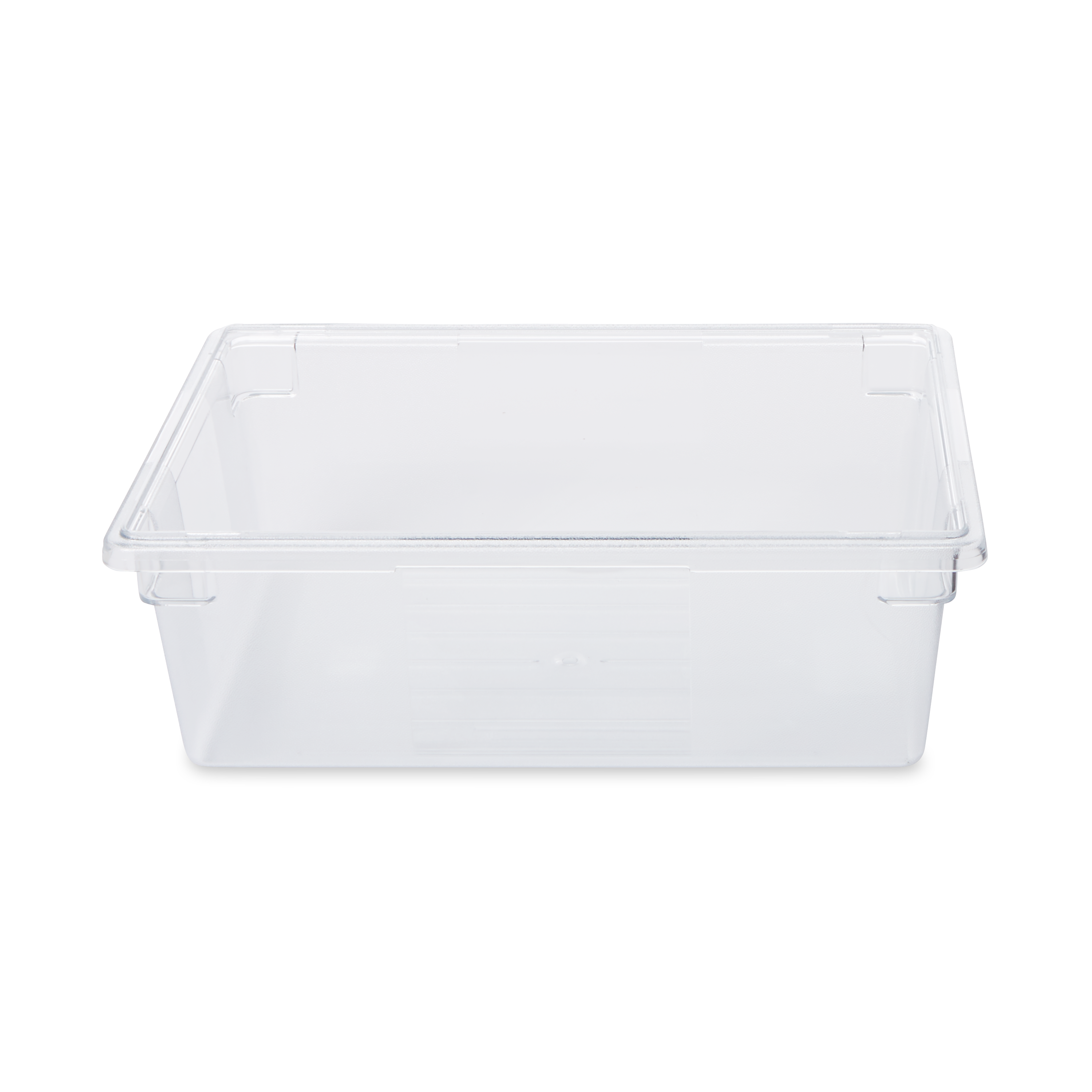 Cette boîte de stockage des aliments Rubbermaid est transparente et résiste aux taches. Identification claire des produits grâce aux fenêtres pour étiquettes de date