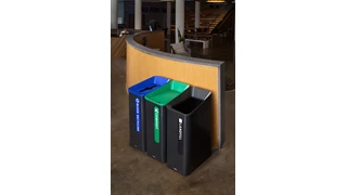 Sustain Containers are a decorative and adaptable recycling solution made to improve your facility's sustainability compliance.