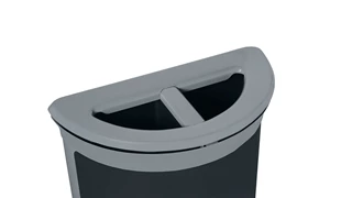 The Enhance™ series provides premium waste receptacles that complement the décor of any upscale property.