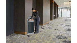 The Enhance™ series provides premium waste receptacles that complement the décor of any upscale property.