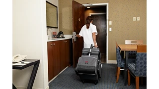 The Rubbermaid Commercial Executive Quick Cart is the industry’s most durable mobile cart solution for housekeeping, janitorial and maintenance environments.