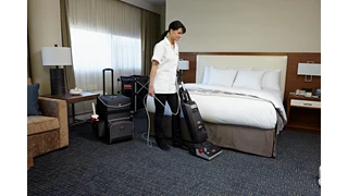 The Rubbermaid Commercial Executive Quick Cart is the industry’s most durable mobile cart solution for housekeeping, janitorial and maintenance environments.