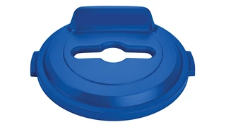 The Rubbermaid Commercial BRUTE® recycling lids are designed to make recycling easier with consistent color-coding, lid openings and waste stream options.